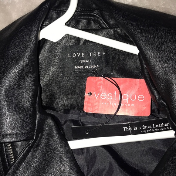 Faux leather jacket - Picture 3 of 3